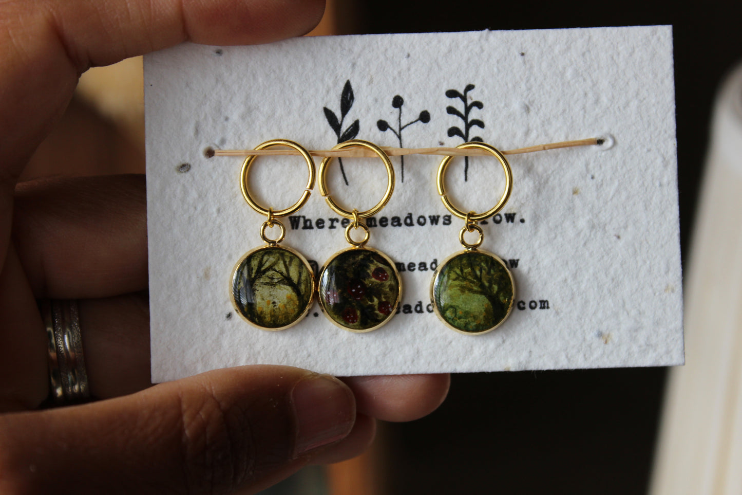 Berry Forest Walk Stitchmarker Set