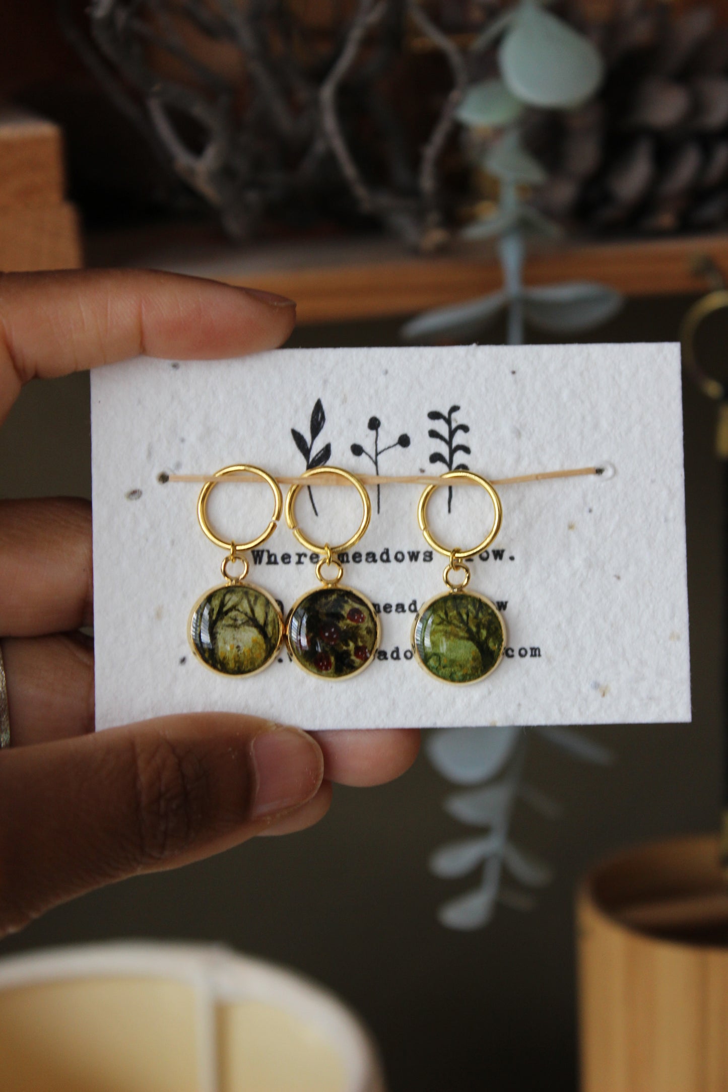 Berry Forest Walk Stitchmarker Set