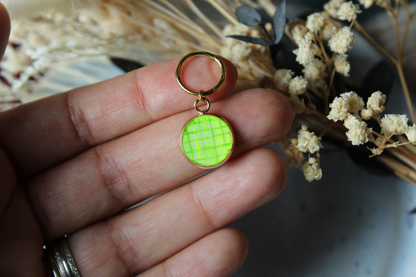 Neon Karo Stitchmarker (Single)