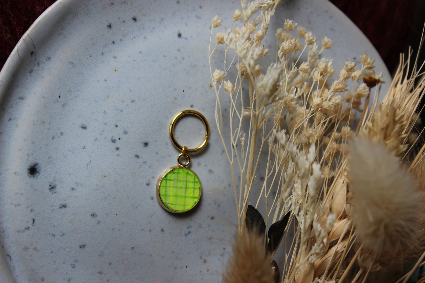 Neon Karo Stitchmarker (Single)