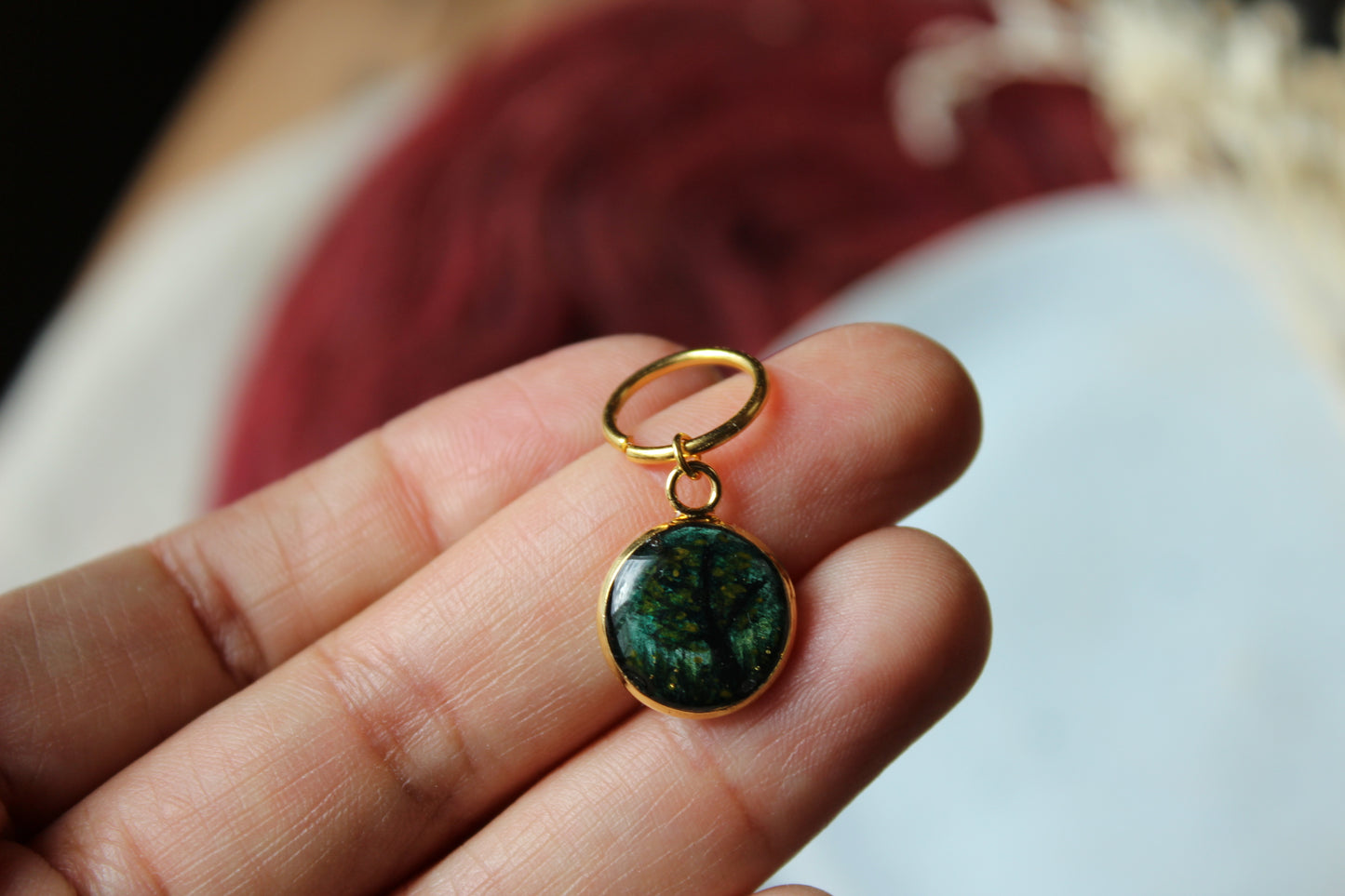 Forest Night Tree Stitchmarker (Single)