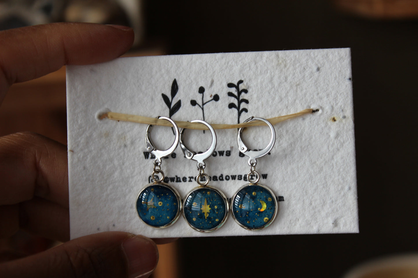 Starry Night Stitchmarker Set