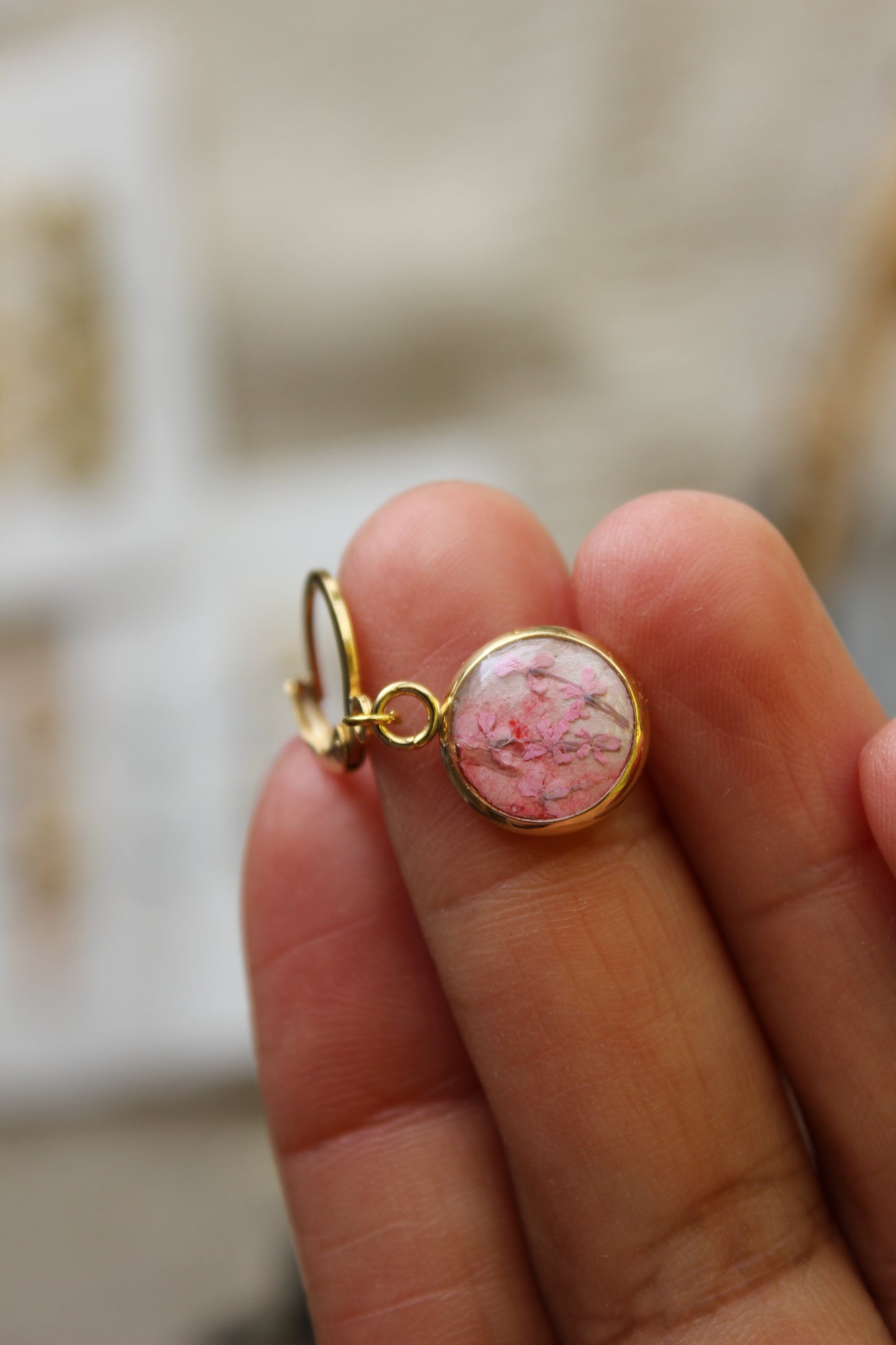 Pink Blossom Stitchmarker (Single)