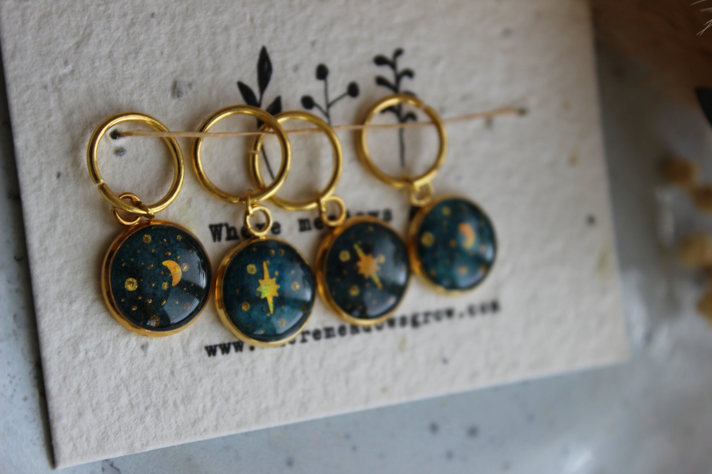 Nightsky Stitchmarker Set (BGRADE)