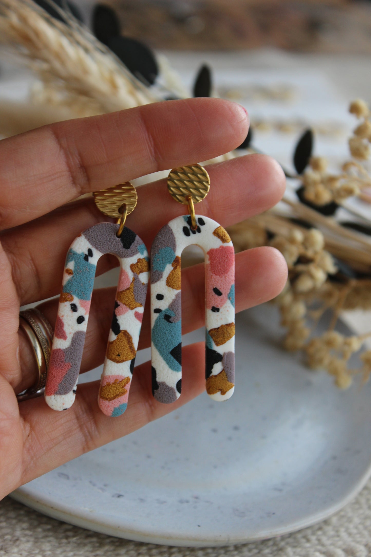Abstract Arches Earrings