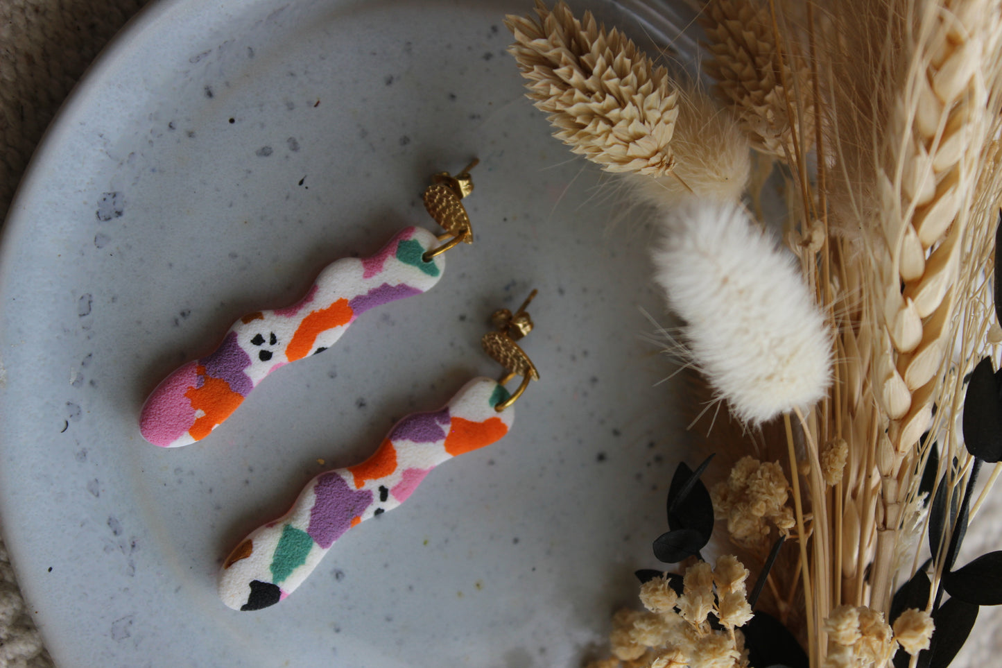 Abstract Wriggle Earrings