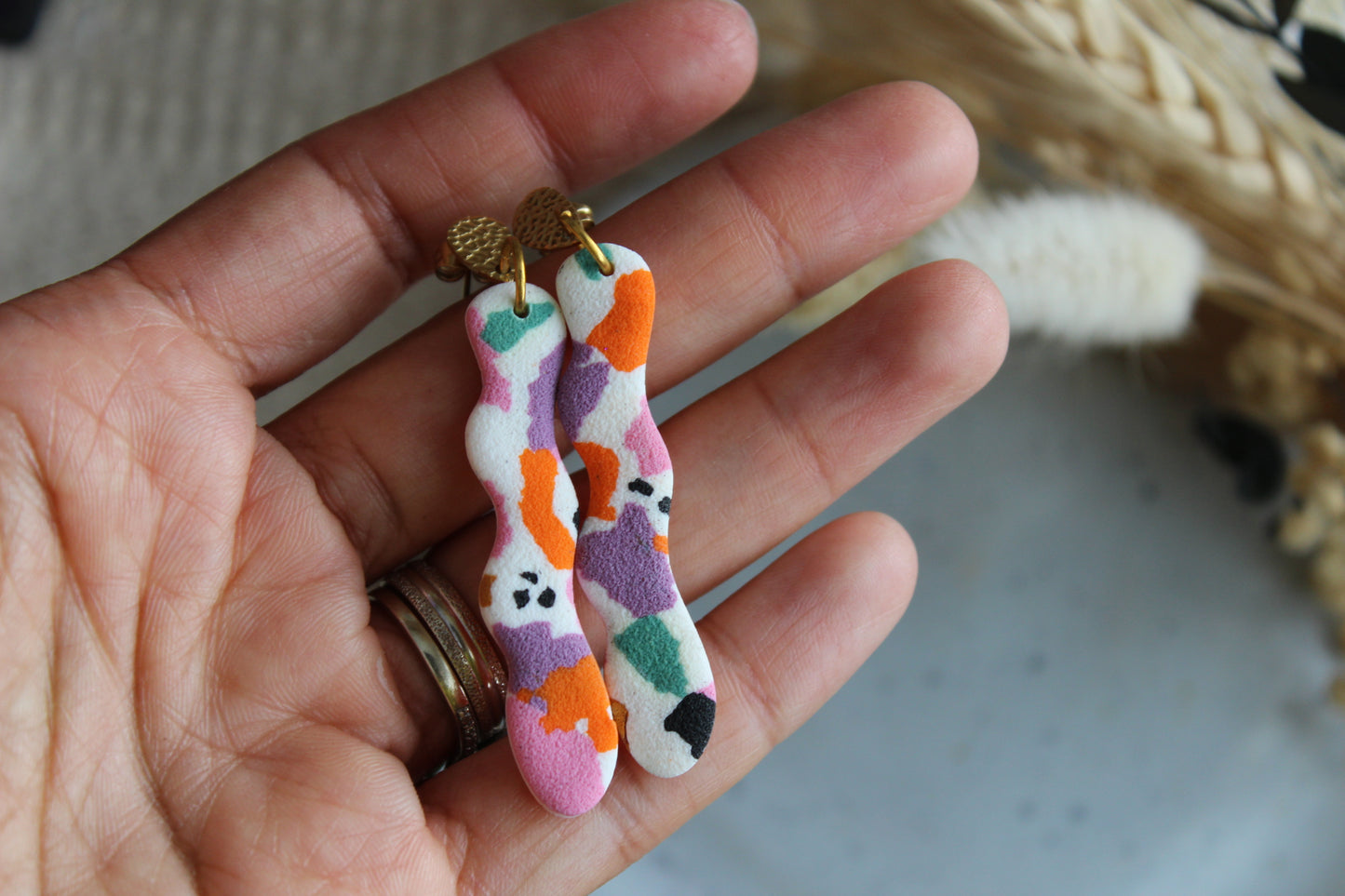 Abstract Wriggle Earrings