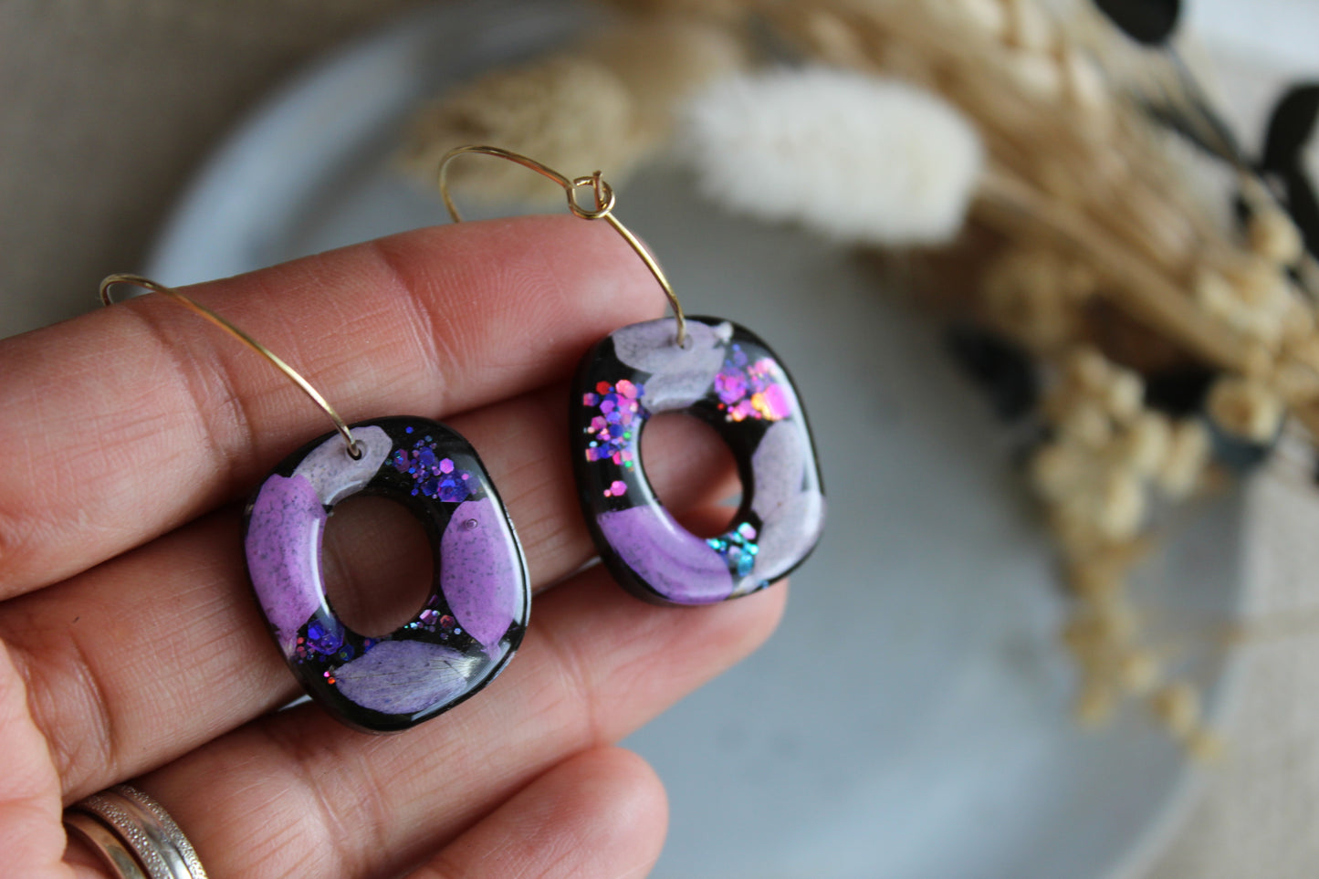 Celestial Hoop Earrings