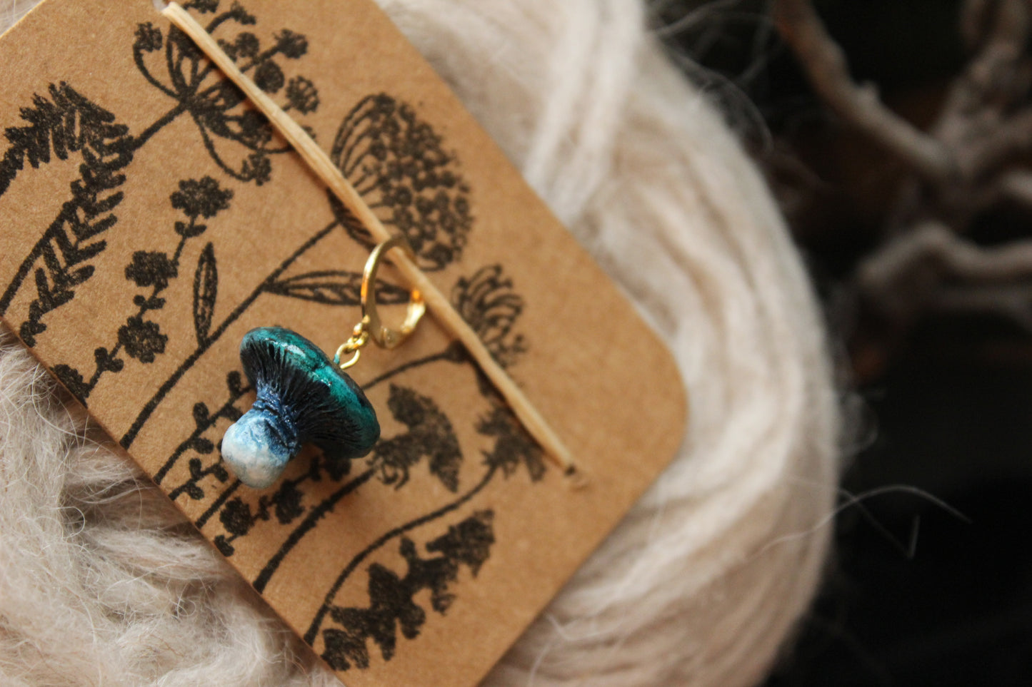 Woodland Mushroom Stitchmarker (Single)