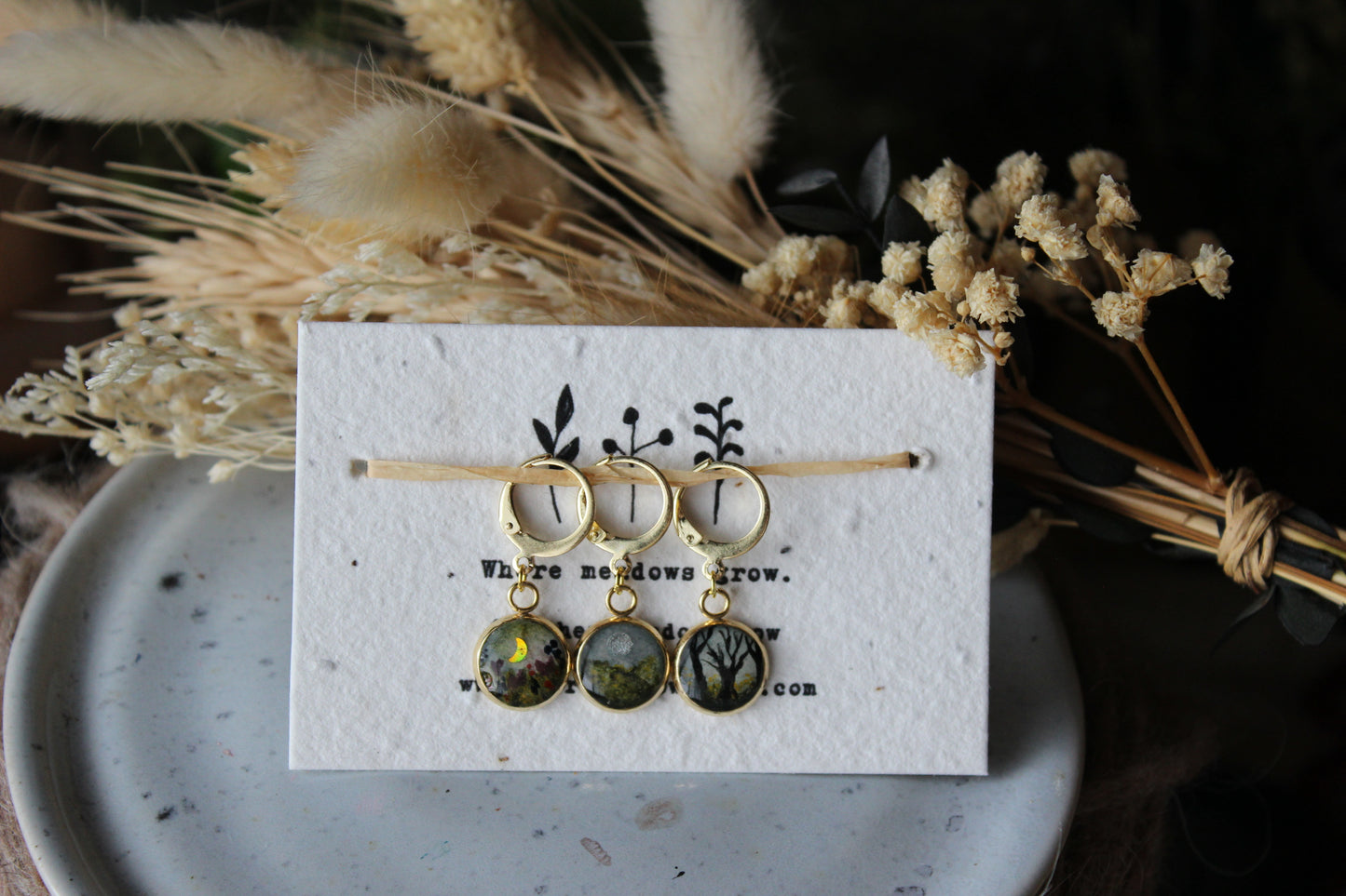 Night Meadow Stitchmarker Set