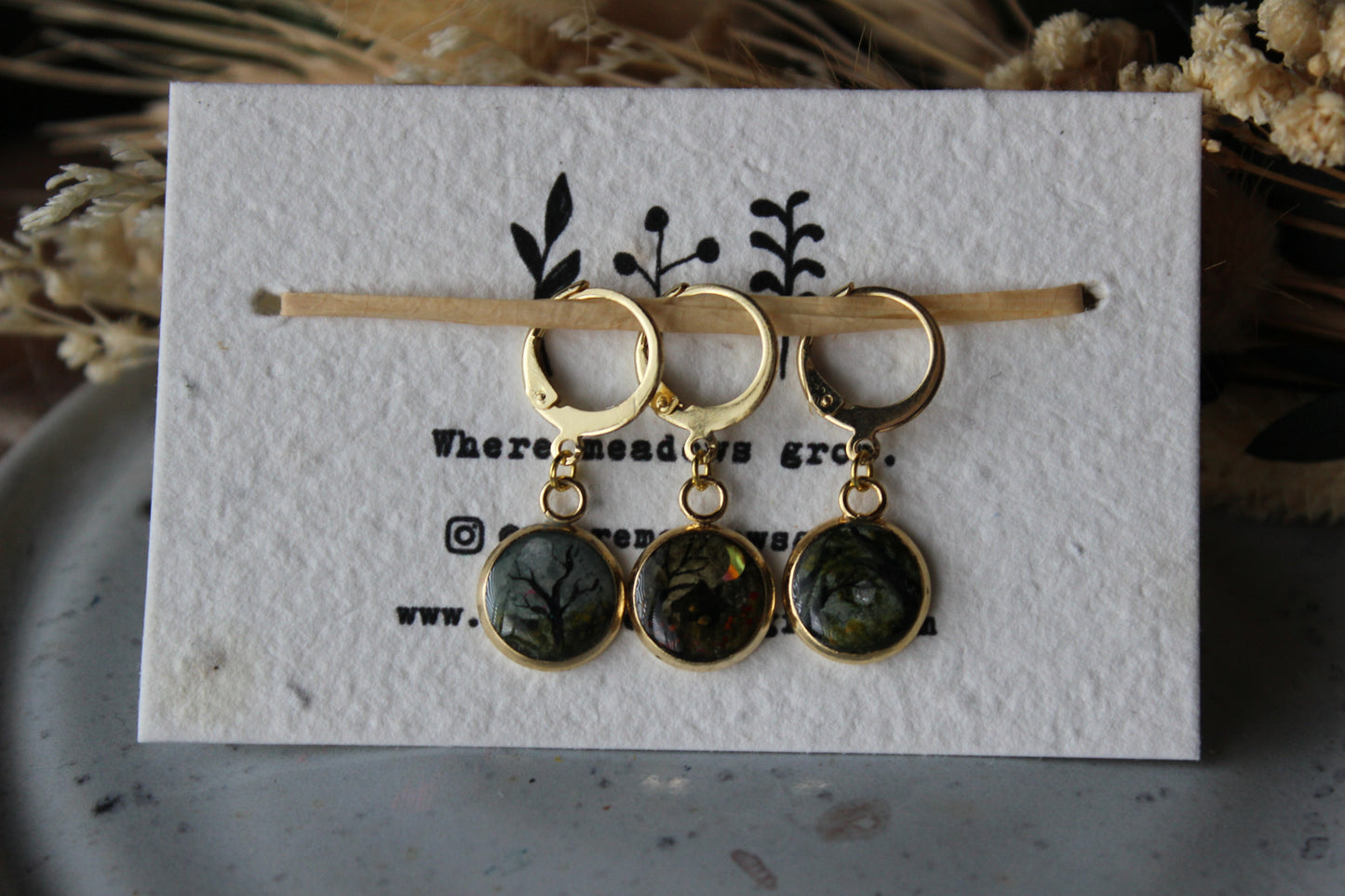 Cottage Moons Stitchmarker Set