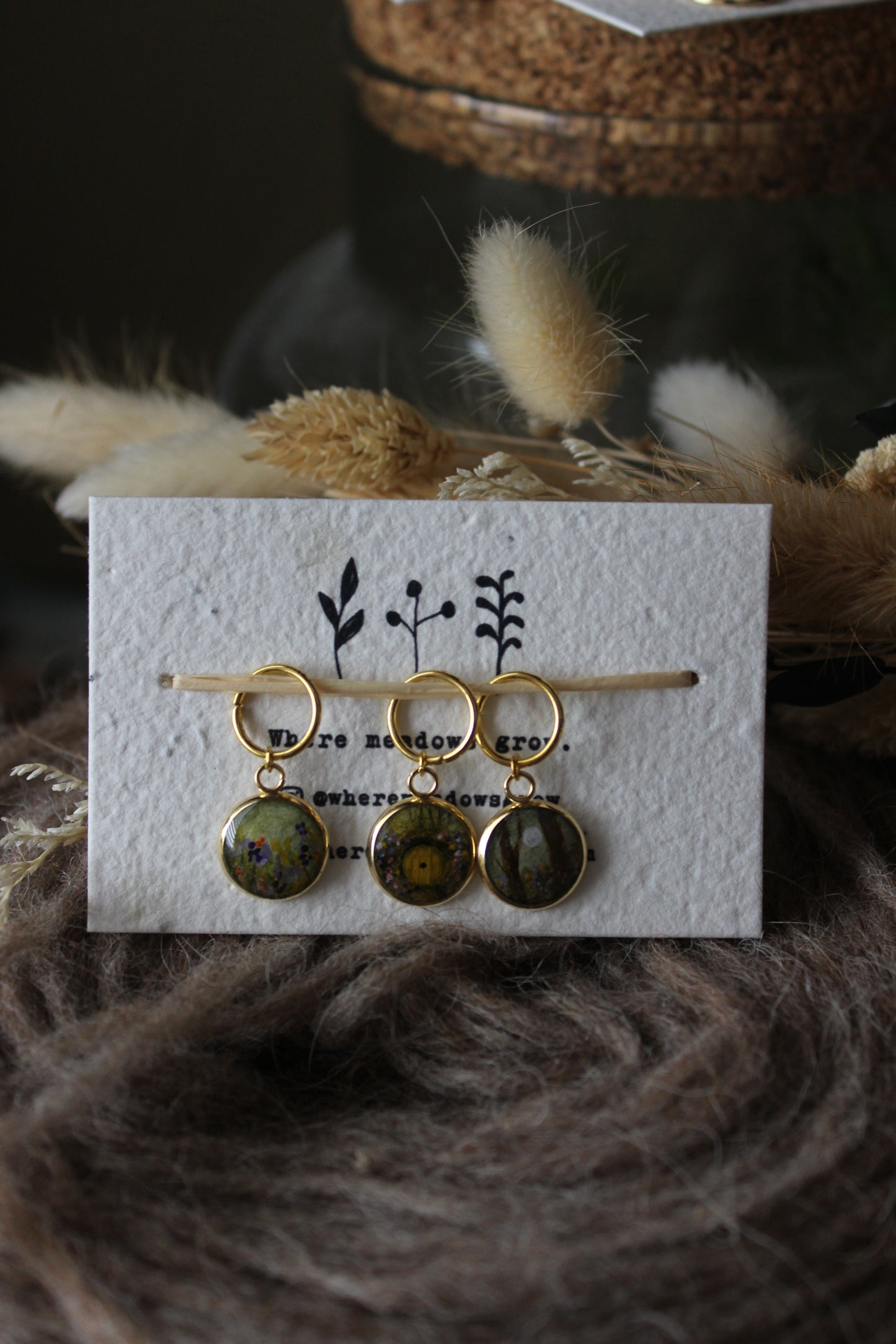 The Shire in Bloom (Middle Earth Collection) Stitchmarker Set