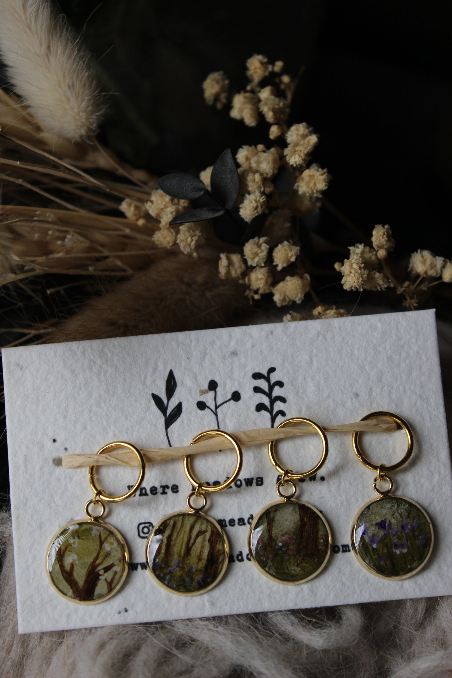 Woodland Meadows Stitchmarker Set