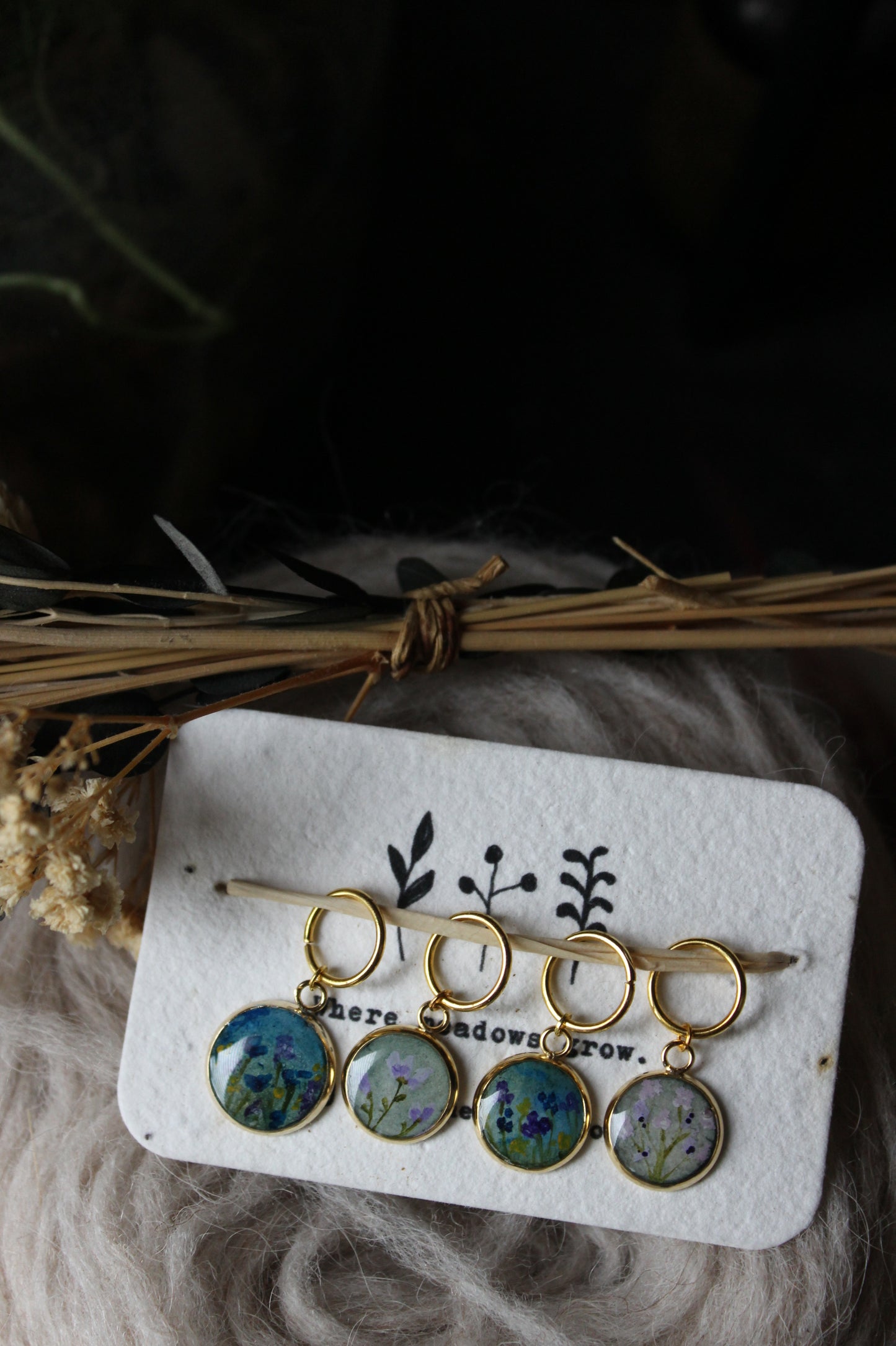 Evening Meadow Stitchmarker Set