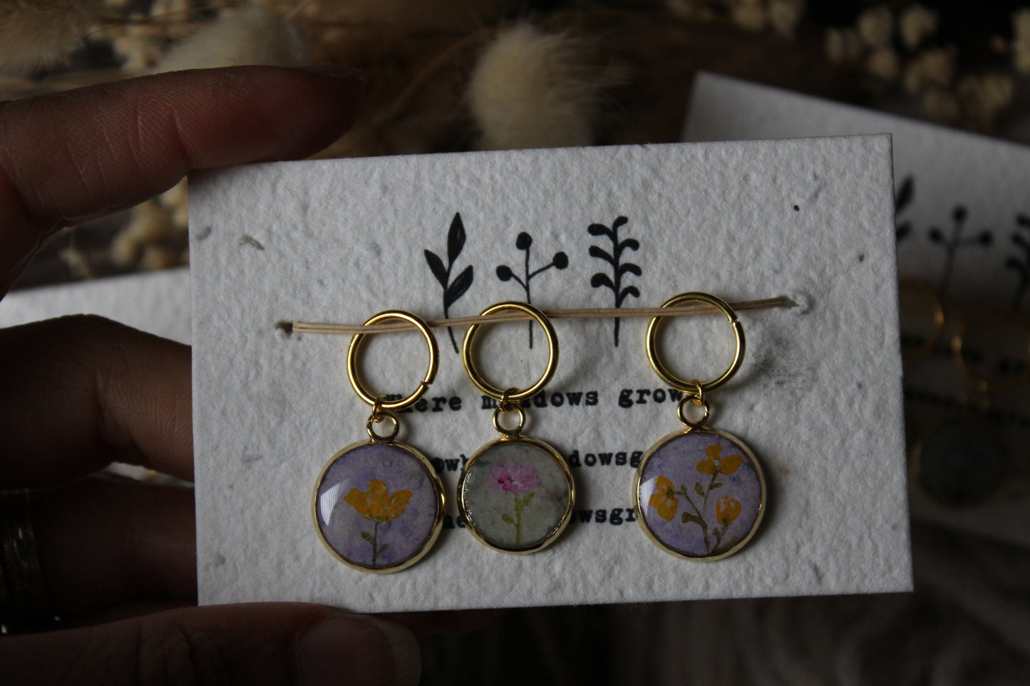 Spring Petal Stitchmarker Set