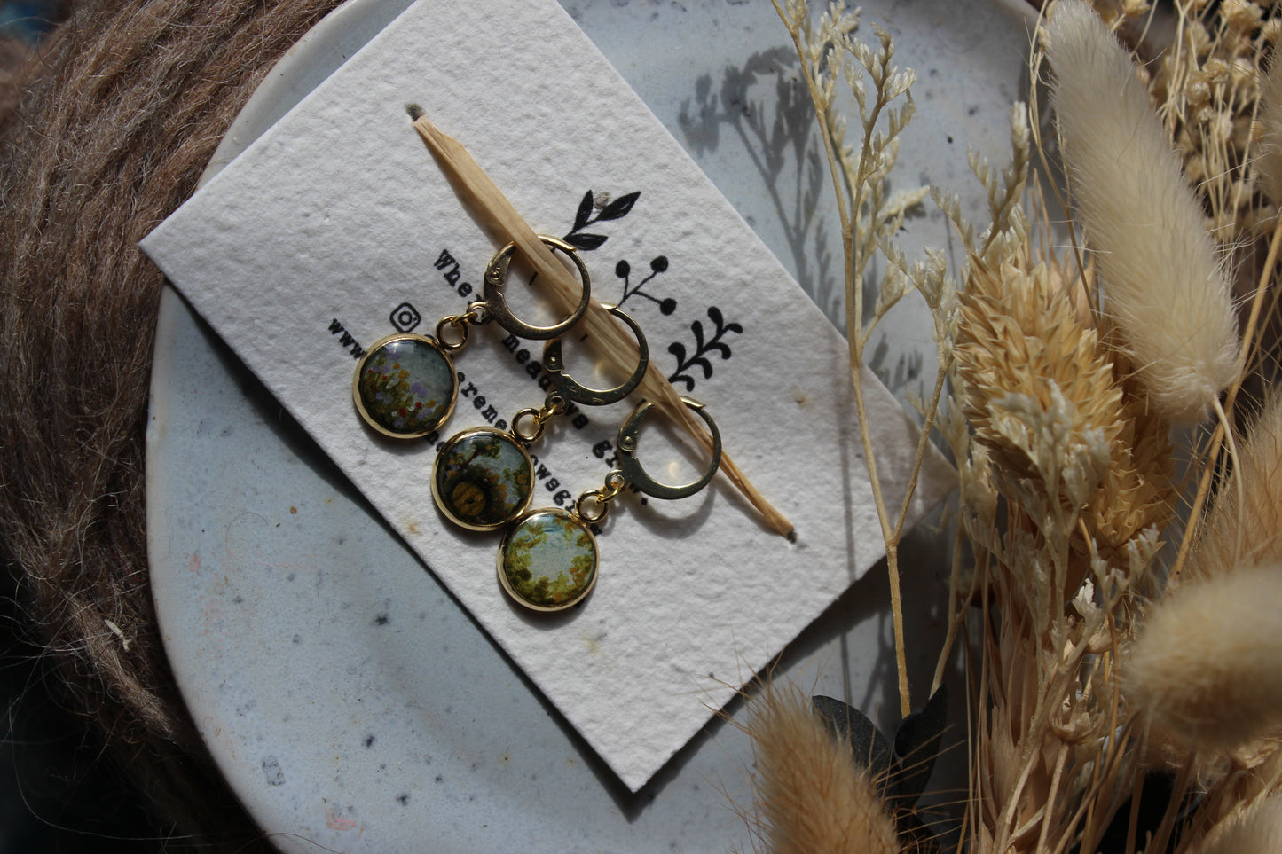 Treetop meadows in the Shire Stitchmarker Set