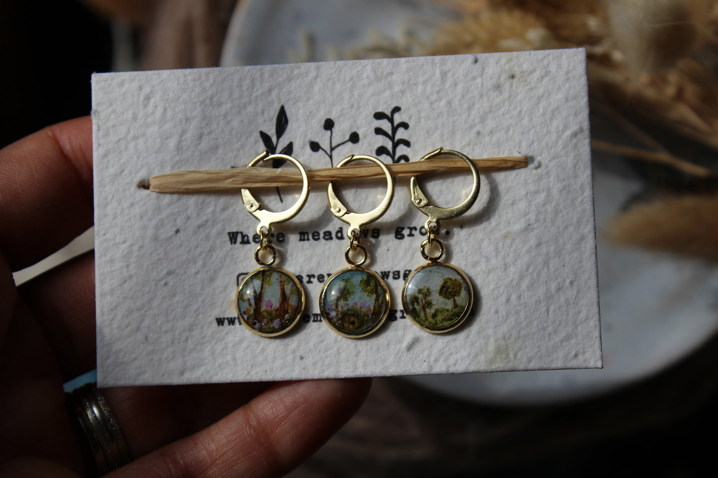 Spring in the Shire Stitchmarker Set