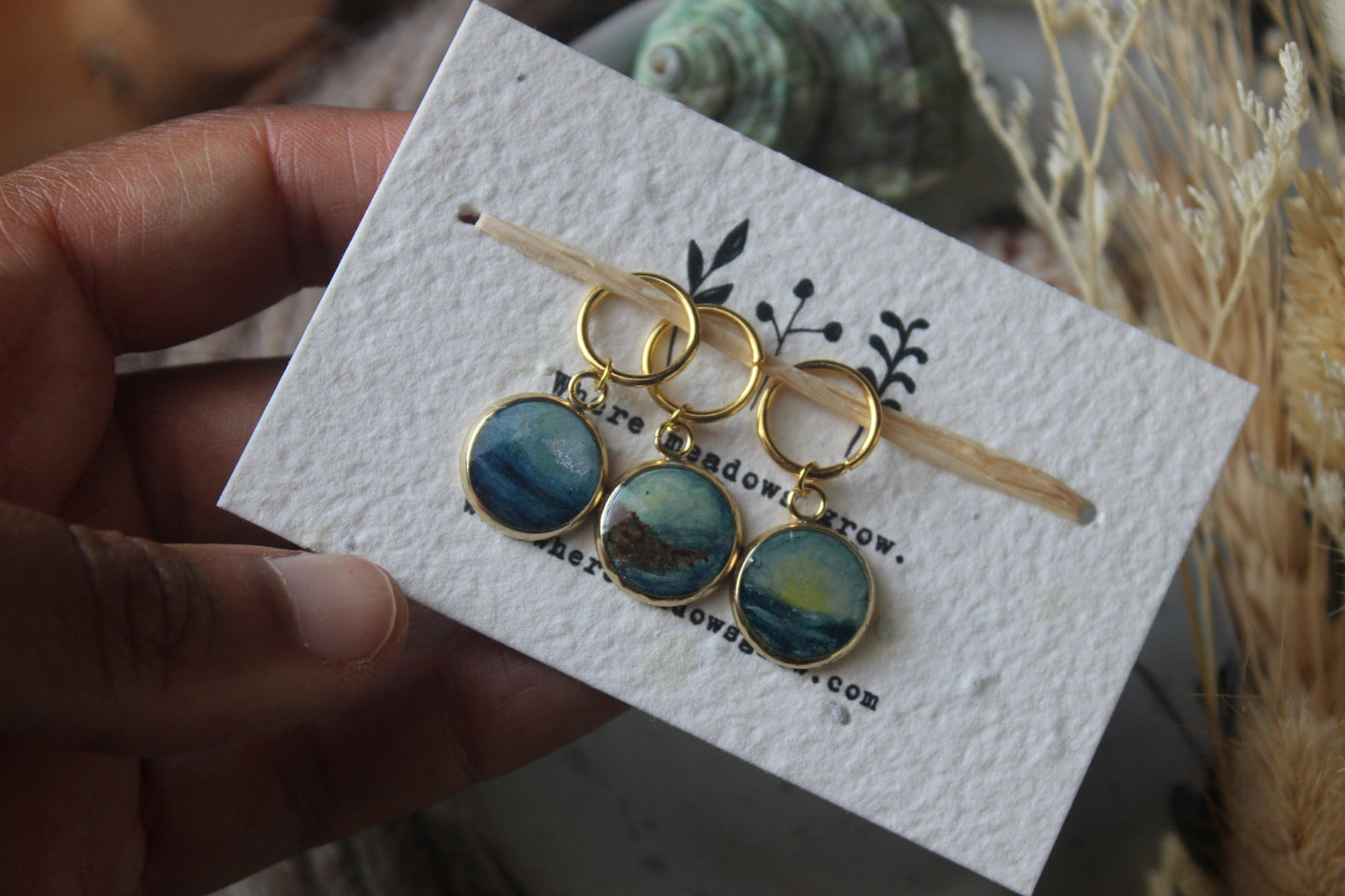 Ocean Dawn Stitchmarker Set