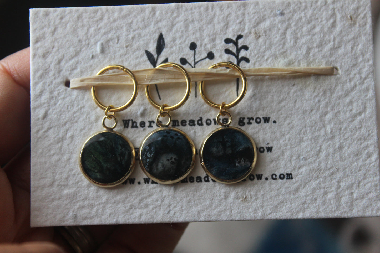 Dark Sea Stitchmarker Set