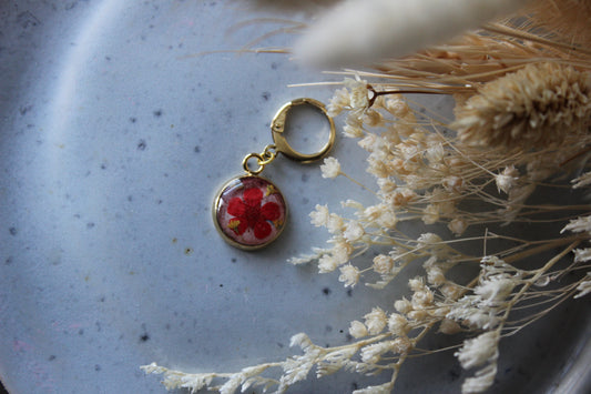 Red Blossom Meadow Stitchmarker
