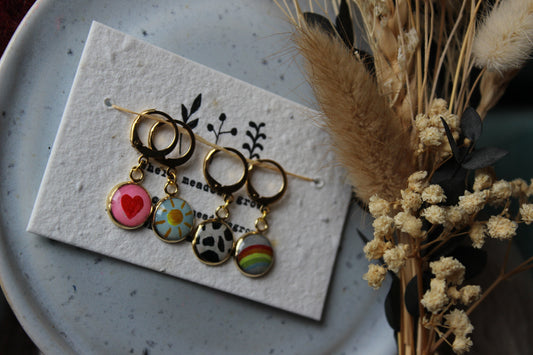 Summer Sun and Rainbow Stitchmarker Set Mini