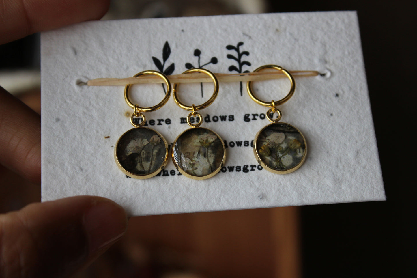 Herbarium Petal Stitchmarker Set