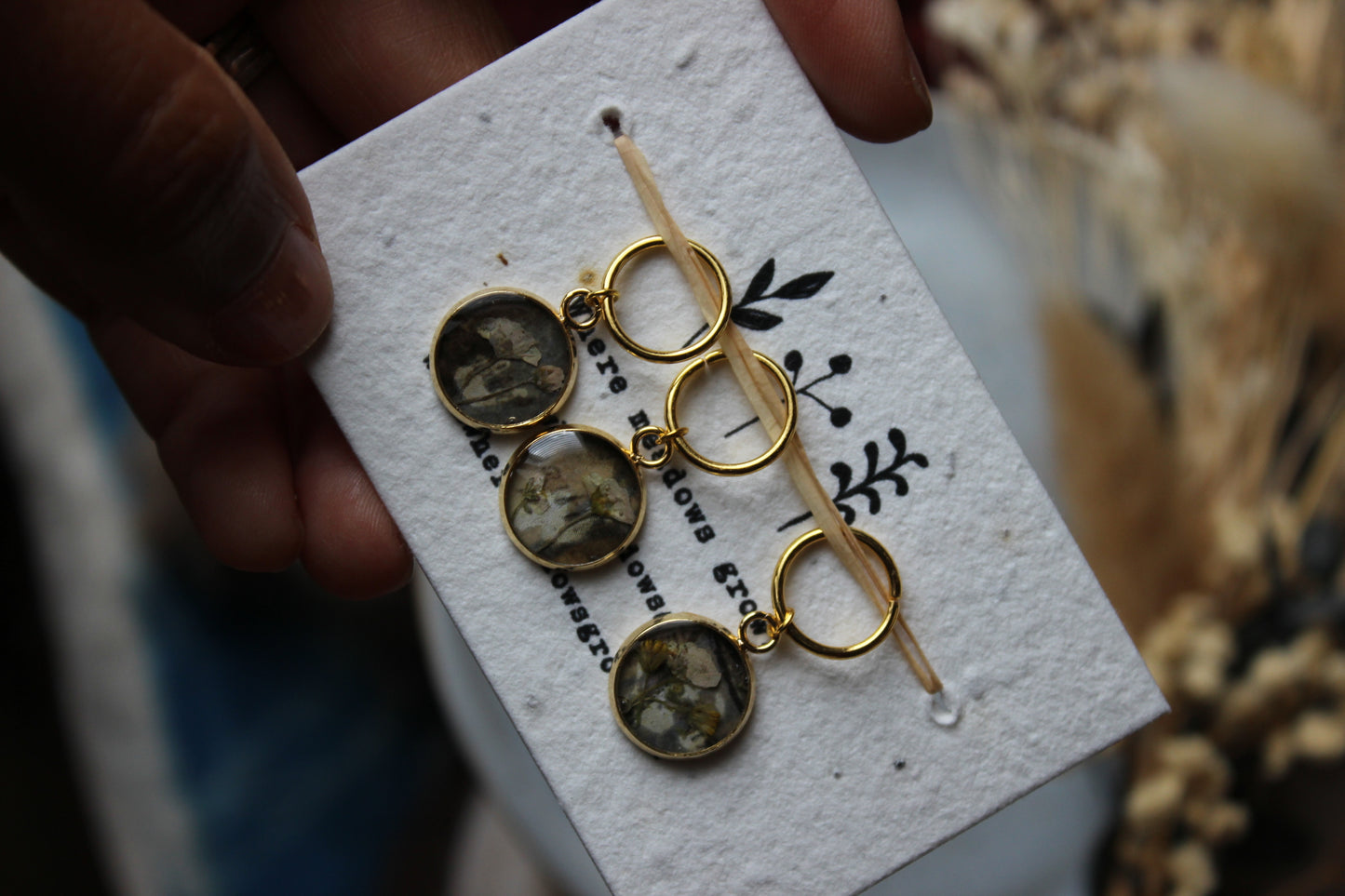 Herbarium Petal Stitchmarker Set