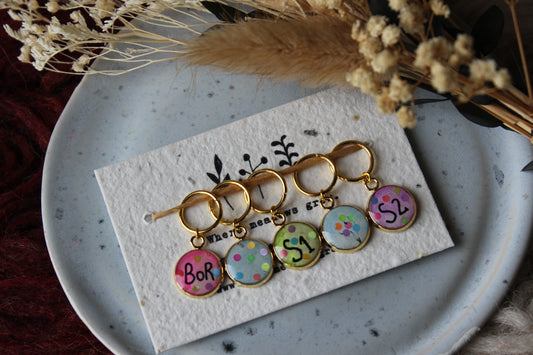Confetti Summer Stitchmarker Set