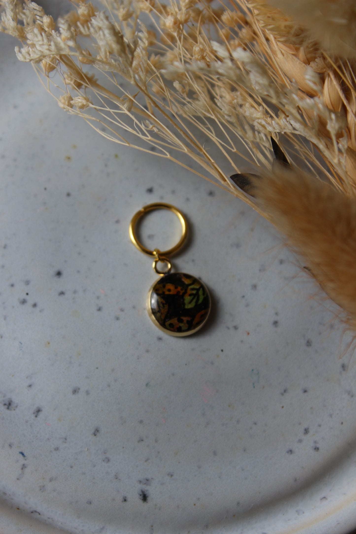 Tropical Leaves Stitchmarker (Single)