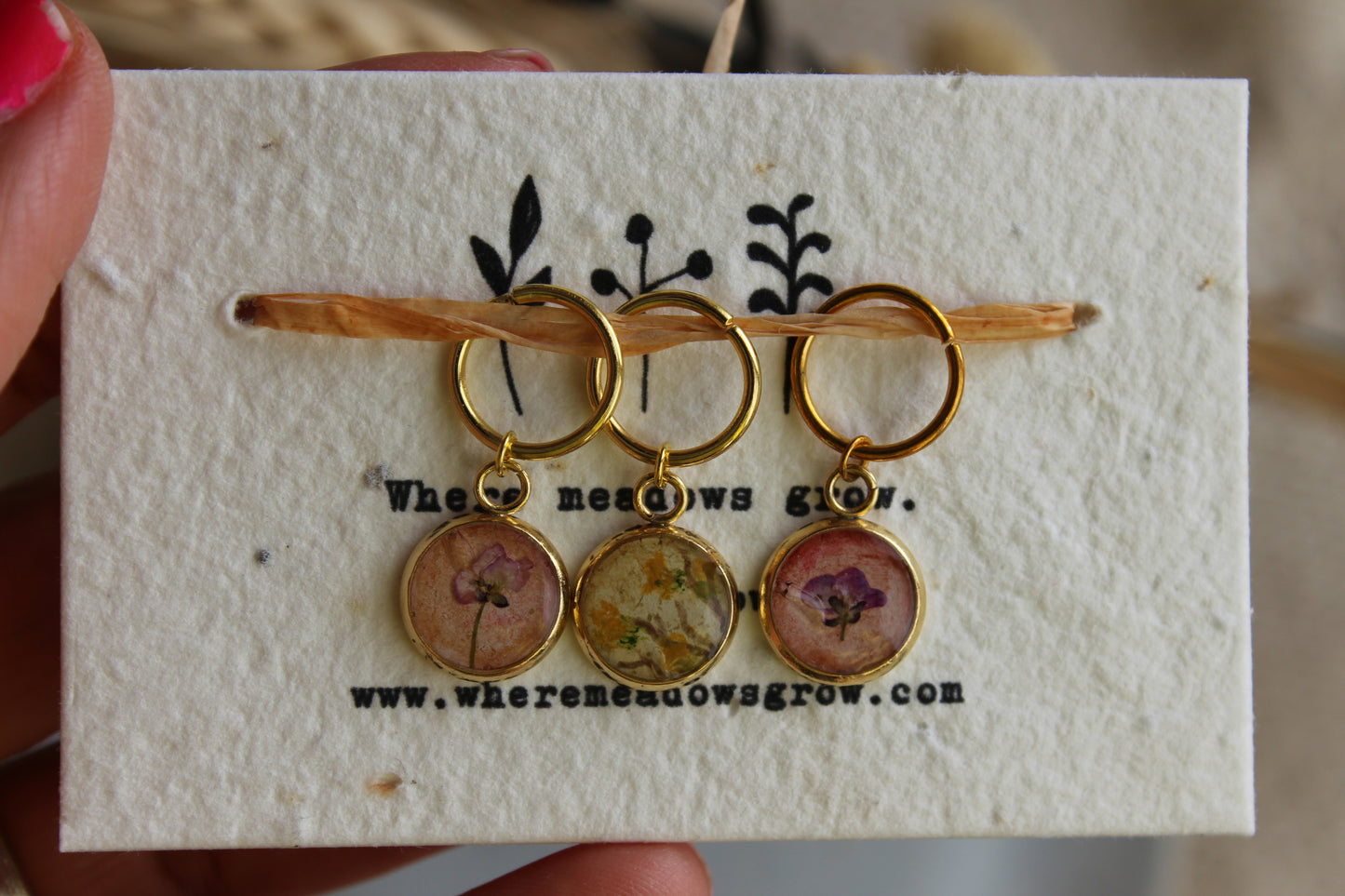 Spring Blossoms Stitchmarker Set (BGRADE)