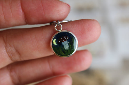 Toadstool Dark Night Stitchmarker (Single)