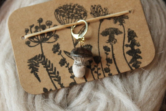 Woodland Mushroom Stitchmarker (Single)
