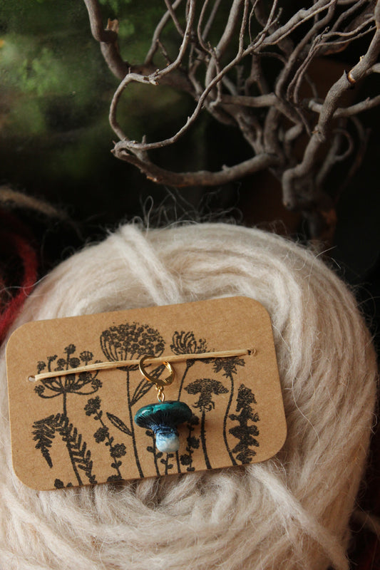 Woodland Mushroom Stitchmarker (Single)