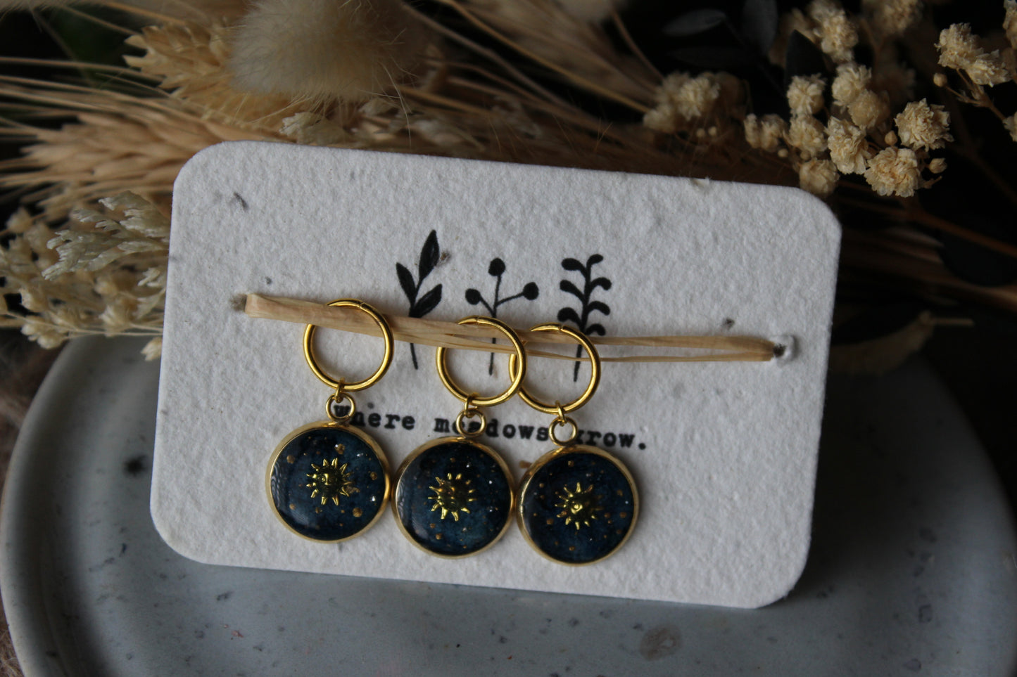 Night Sun Stitchmarker Set