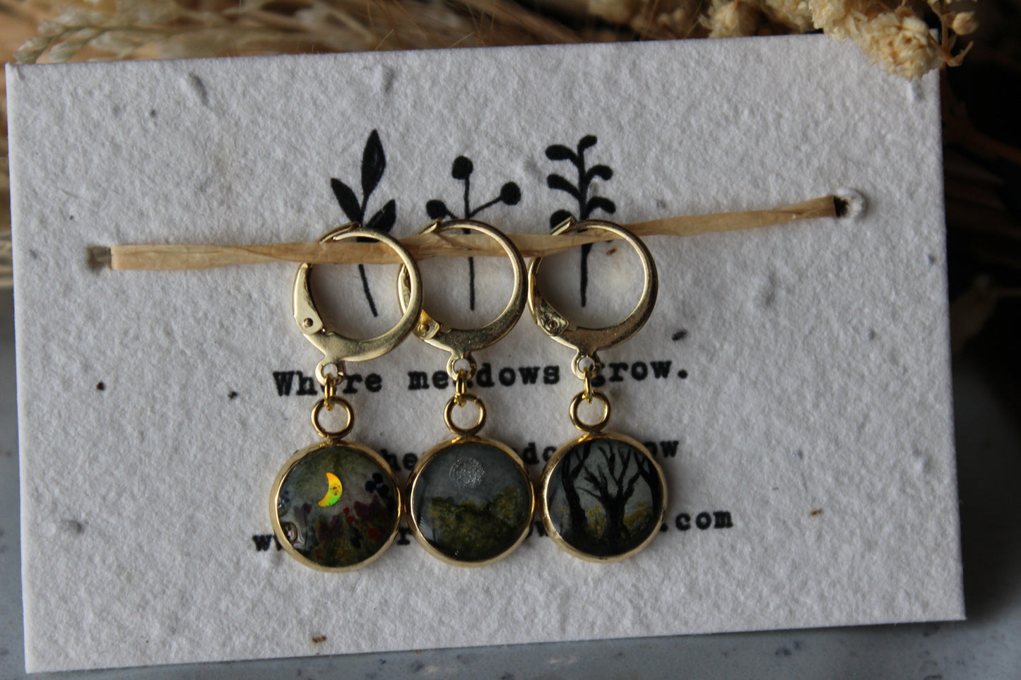 Night Meadow Stitchmarker Set