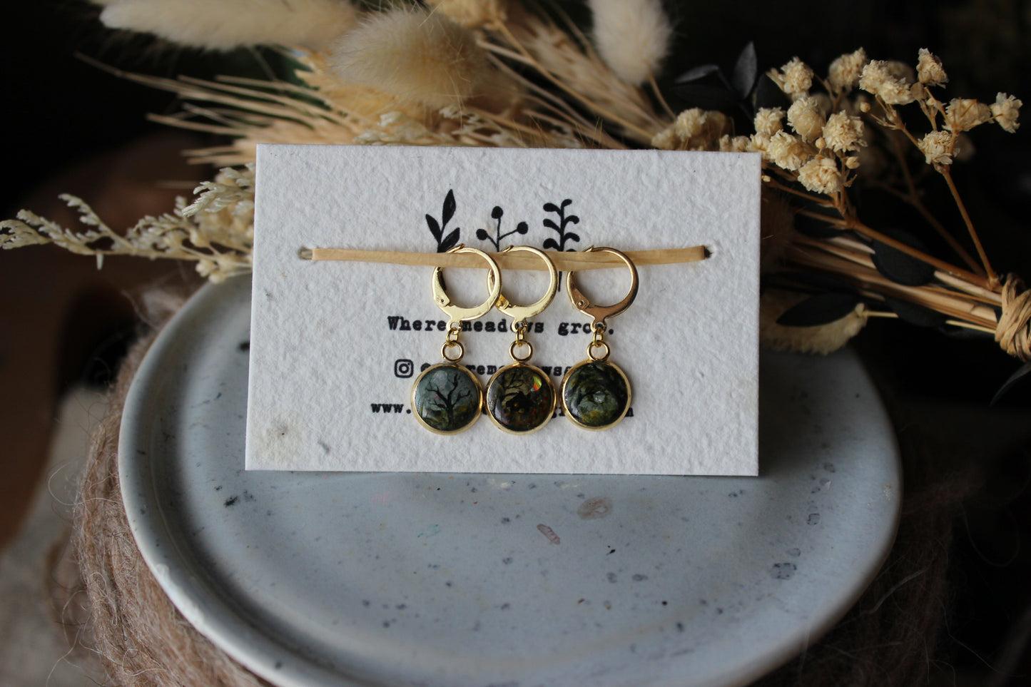 Cottage Moons Stitchmarker Set