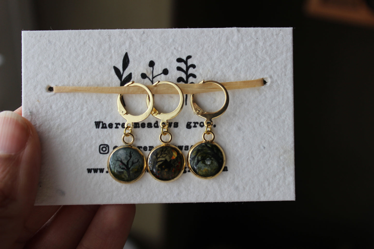 Cottage Moons Stitchmarker Set