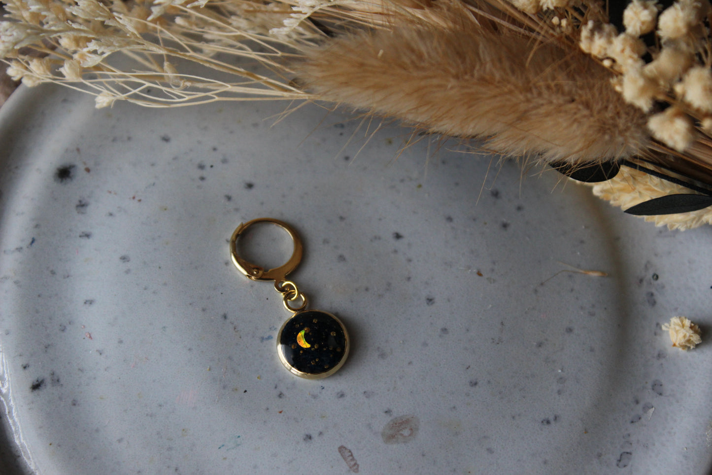 Moon in the Night Stitchmarker (Single)