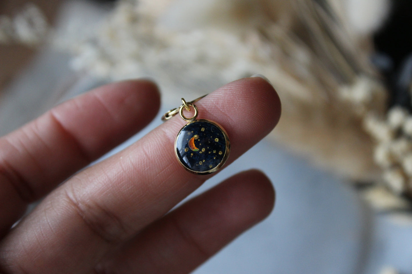Moon in the Night Stitchmarker (Single)