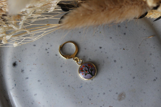 Orange Blossom Stitchmarker (Single)