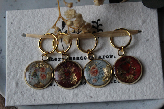 Kitsch and Hearts Stitchmarker Set