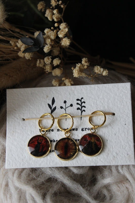 Mordor Never Sleeps (Middle Earth Collection) Stitchmarker Set