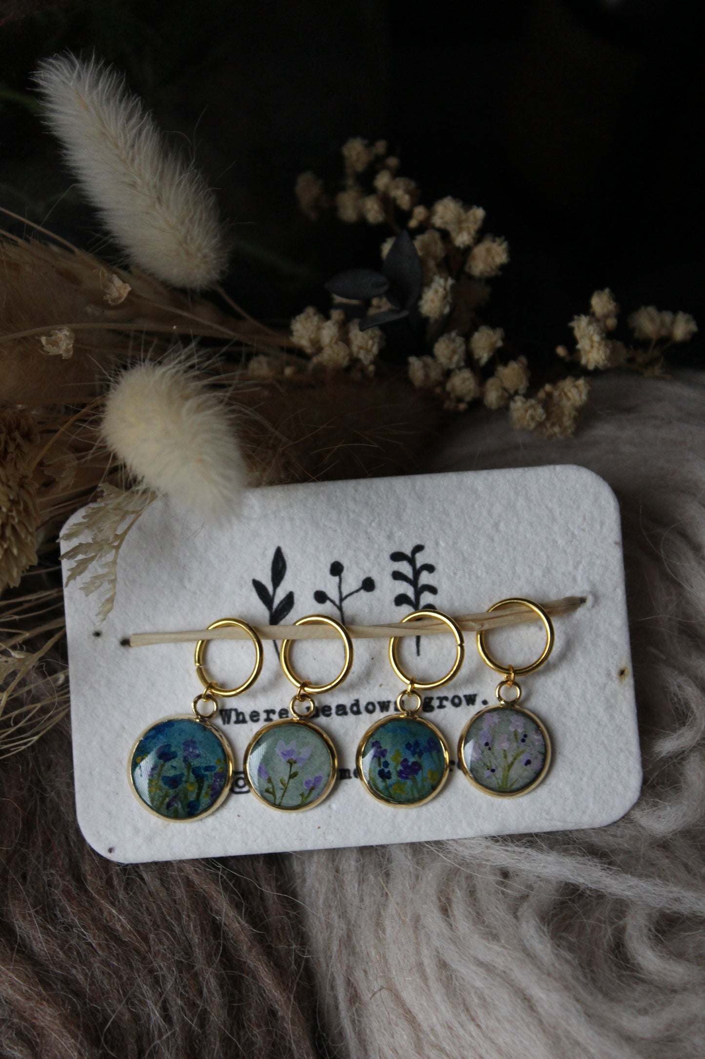 Evening Meadow Stitchmarker Set