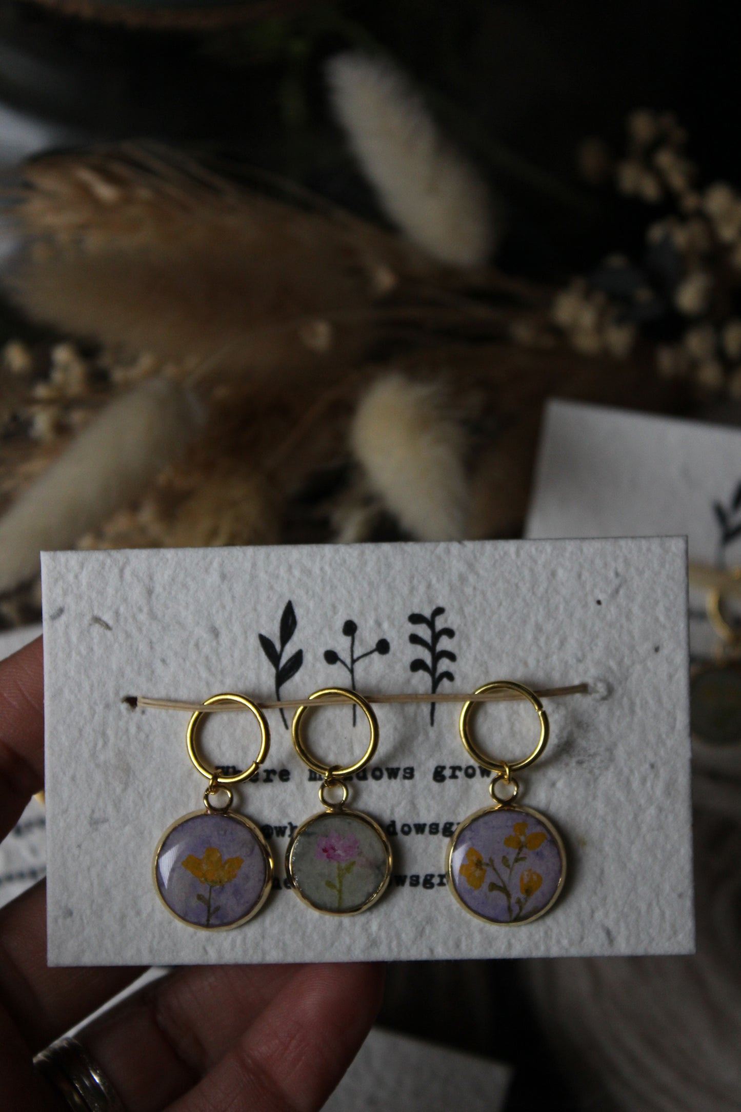 Spring Petal Stitchmarker Set