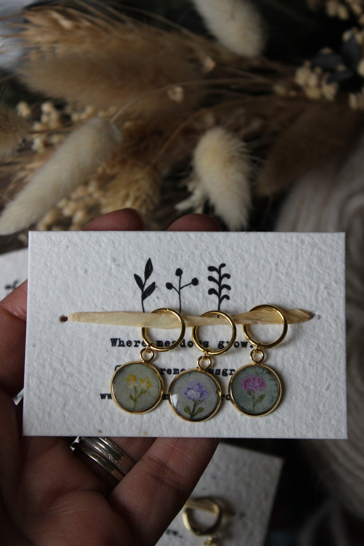 Pastel Petals Stitchmarker Set