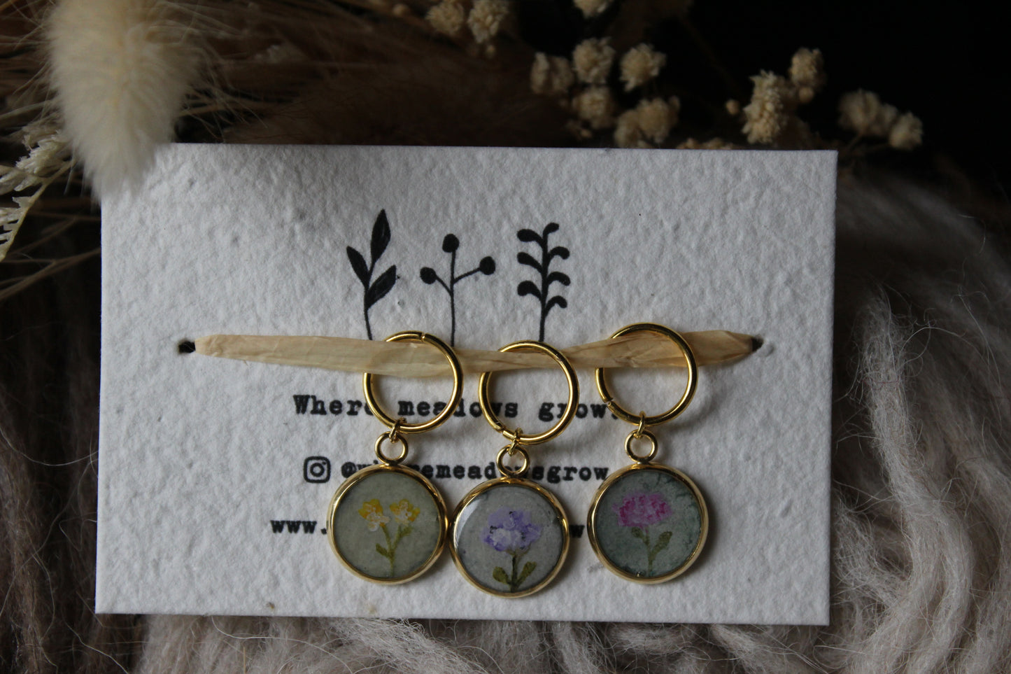 Pastel Petals Stitchmarker Set