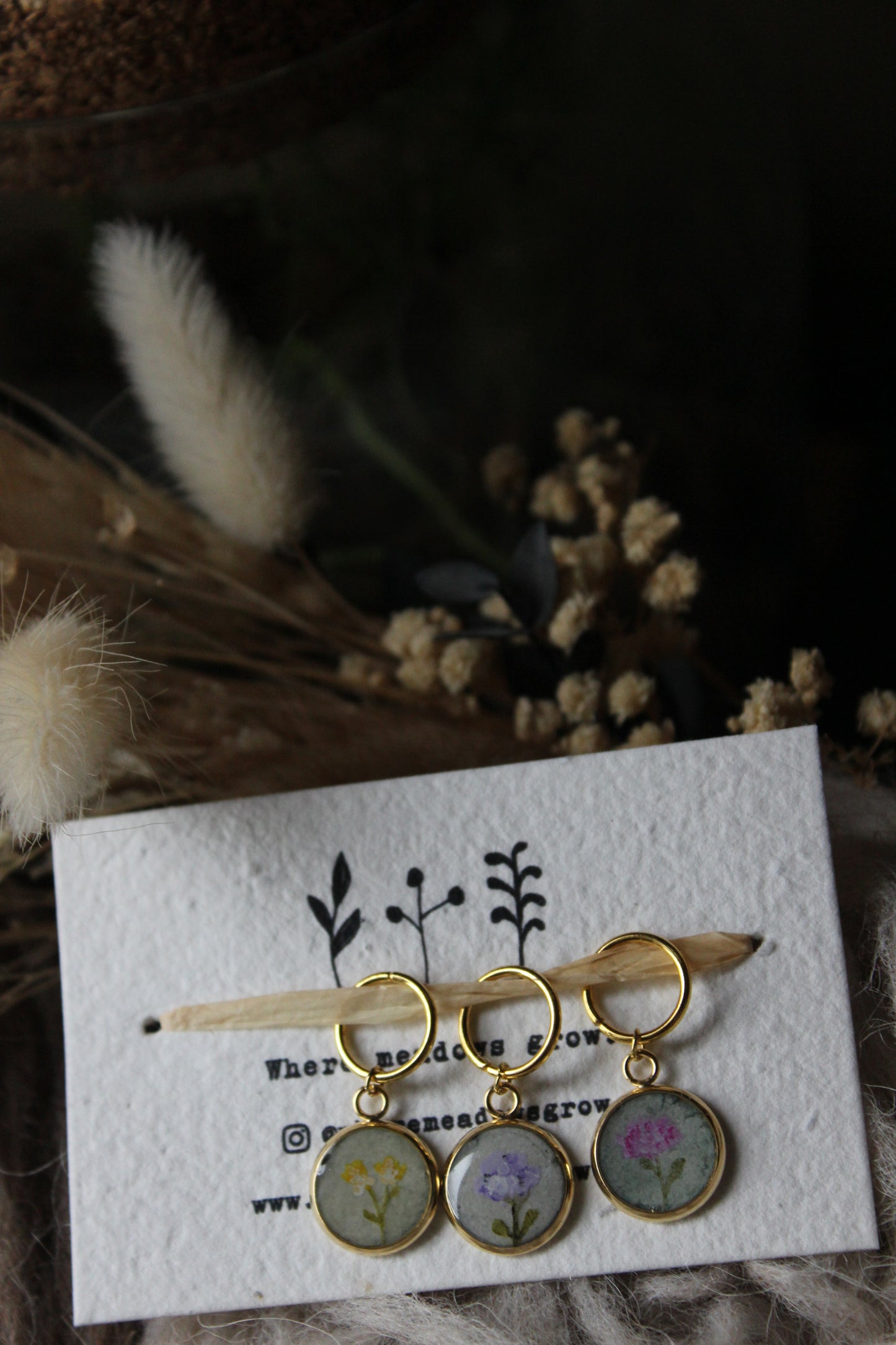 Pastel Petals Stitchmarker Set