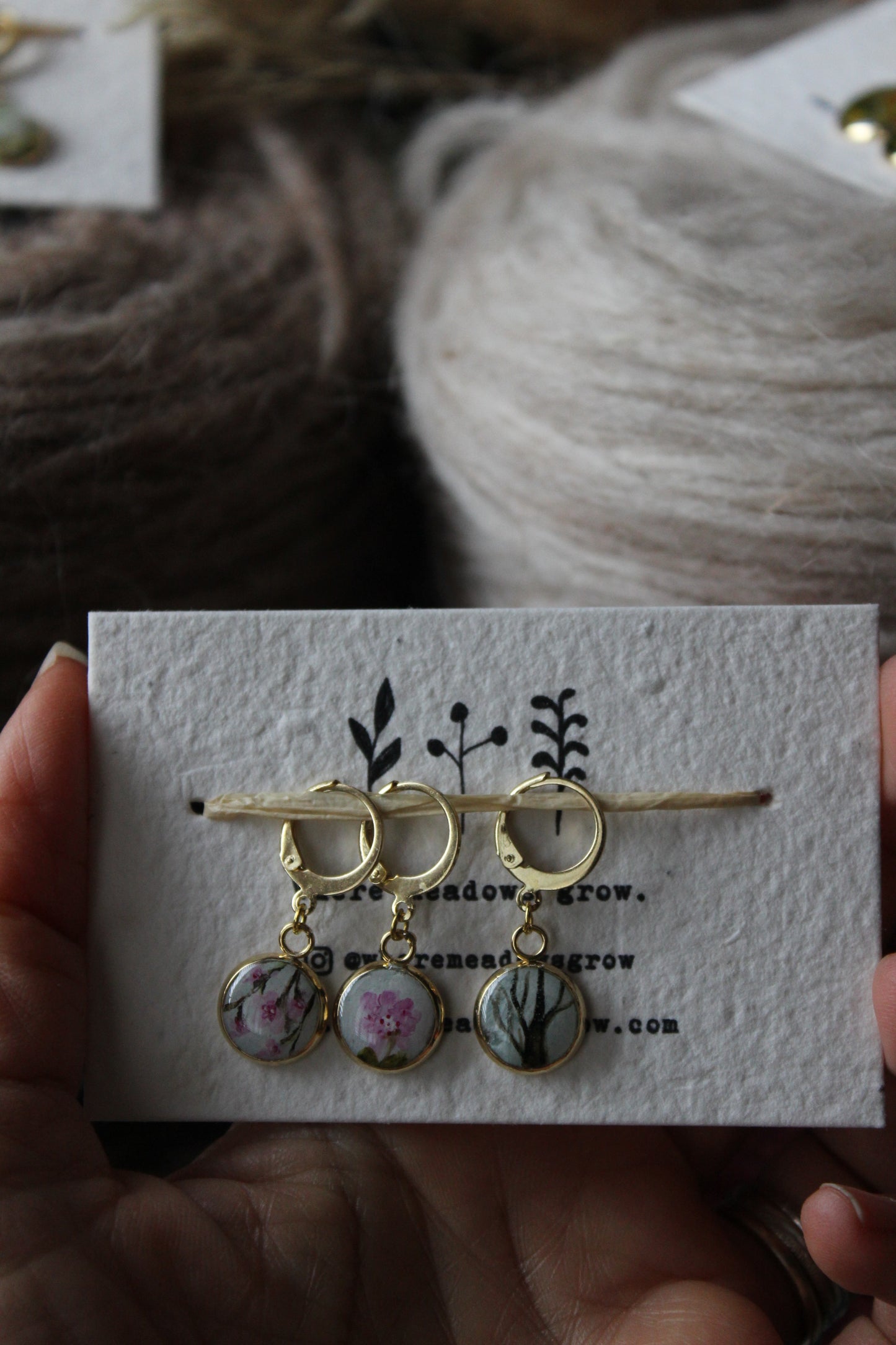 Pink Blossoms Stitchmarker Set (BGrade)