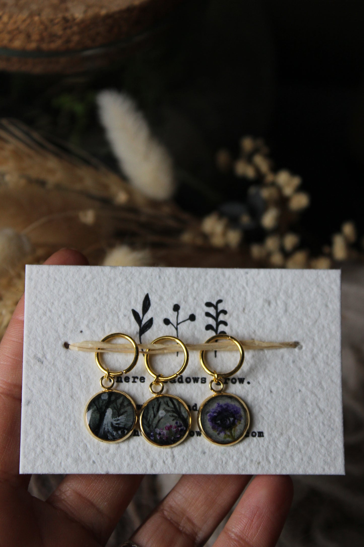 Forest Whispers Stitchmarker Set