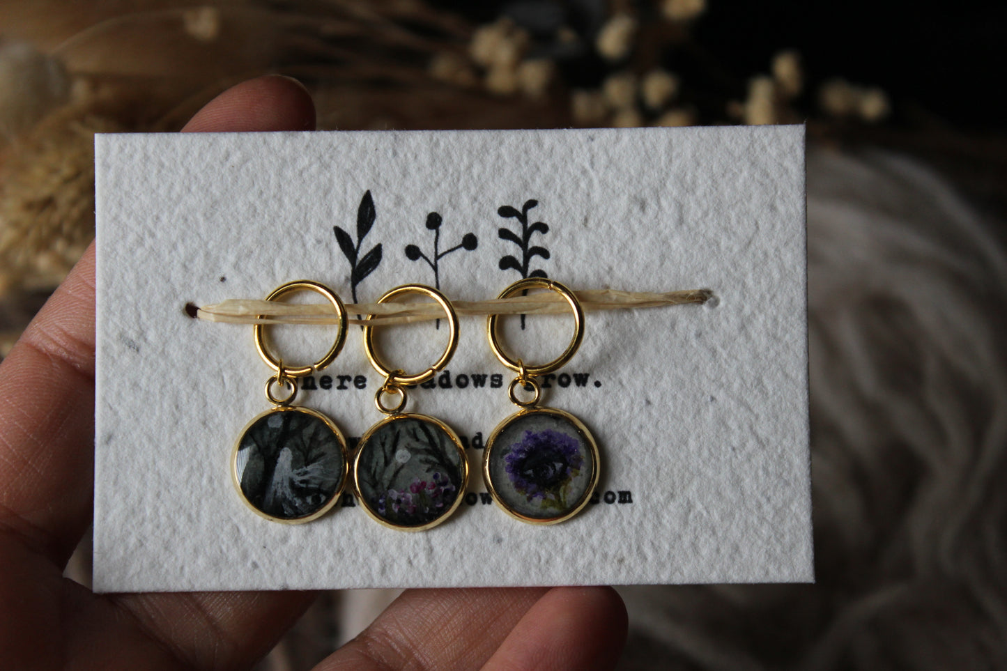 Forest Whispers Stitchmarker Set